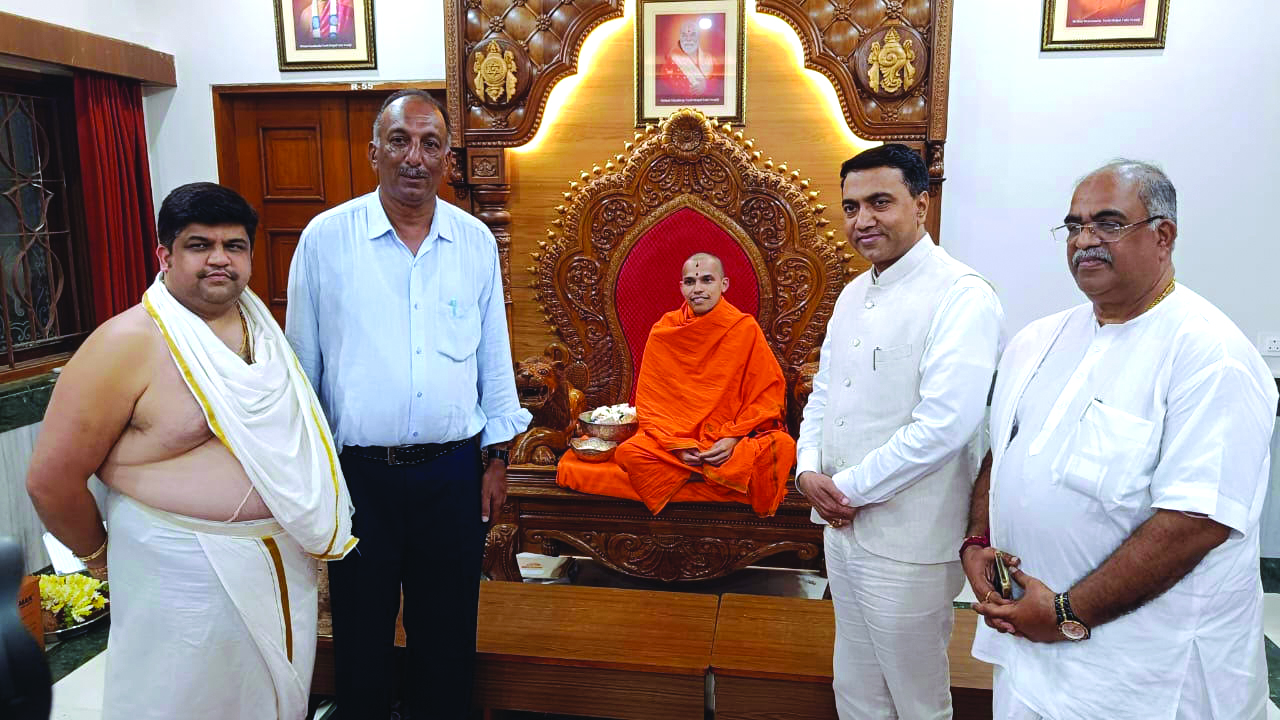 Partagali Math’s new infrastructure, a boost to Goa’s spiritual tourism, says Sawant