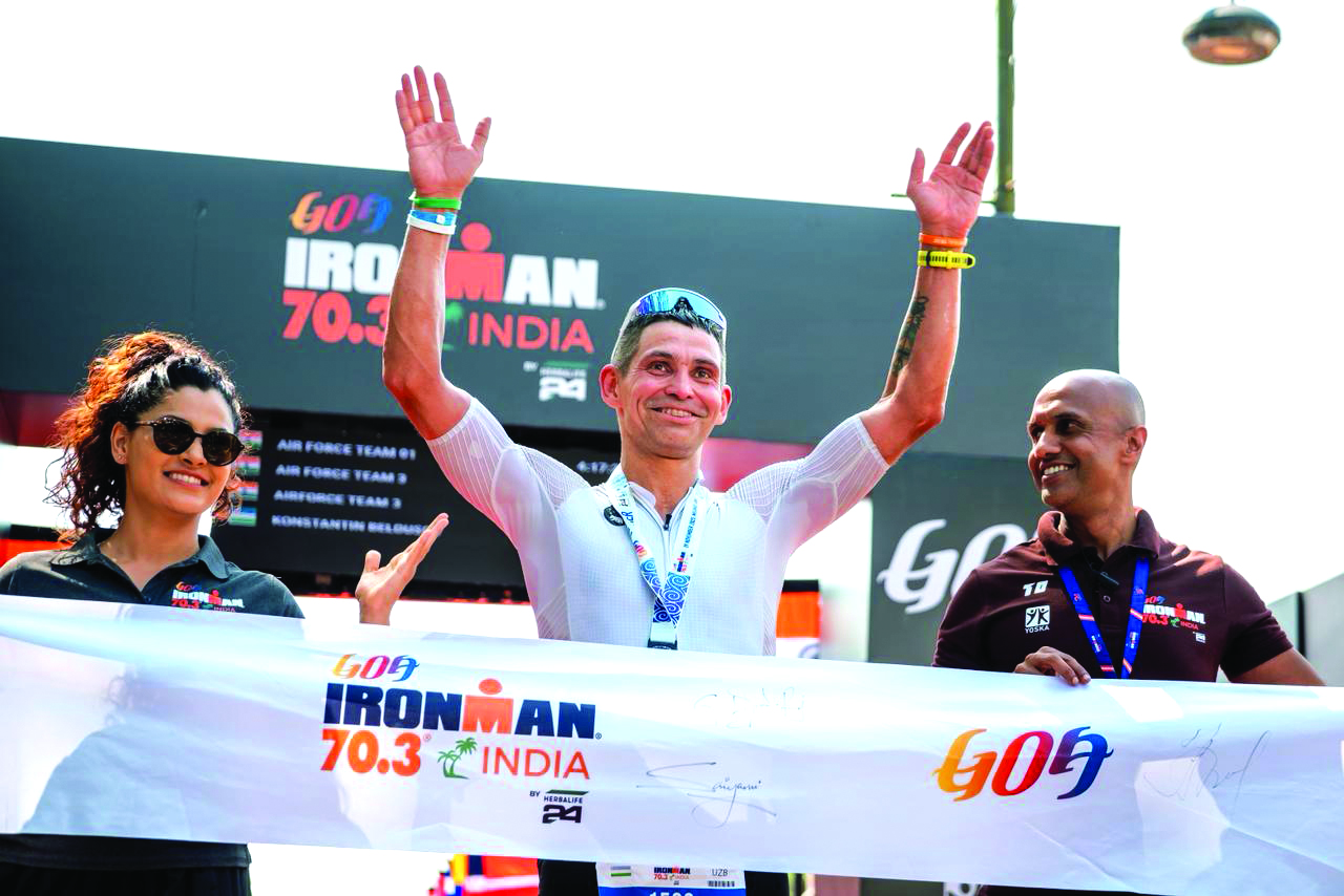 Konstantin, Ellie win IRONMAN 70.3