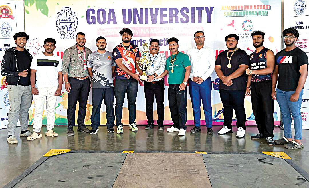 Government College Quepem, Chowgule College emerge joint powerlifting champions