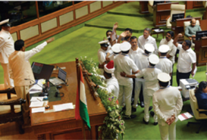 commotion in assembly over coal handling in Goa