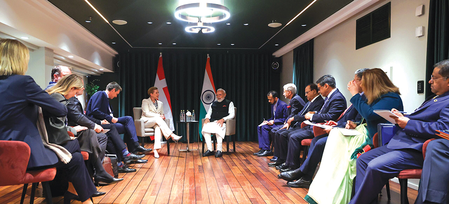 Modi discusses clean energy, trade with Nordic counterparts